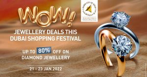 Dubai Jewelery Group's WOW Weekend_ Attractive offers await, up to 80% off selected diamond pearl jeweleryc
