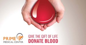 Prime Medical Center is holding a blood donation camp in Sharjah tomorrow