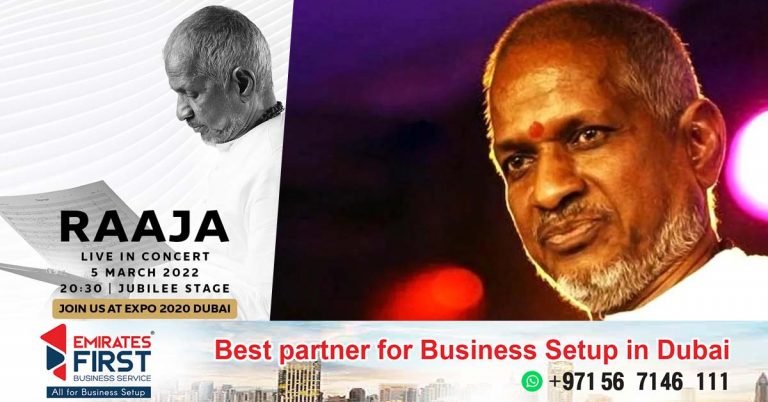Ilayaraja arrives on March 5 to perform at the Dubai Expo.