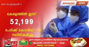 covid-19 has been confirmed for 52,199 persons in Kerala.