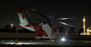 A girl who was seriously injured in a bike accident in Sharjah has been airlifted to hospital