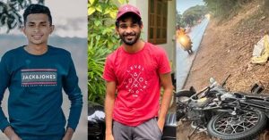 Two youths who went to Goa on a bike to watch ISL were killed when a lorry hit them.