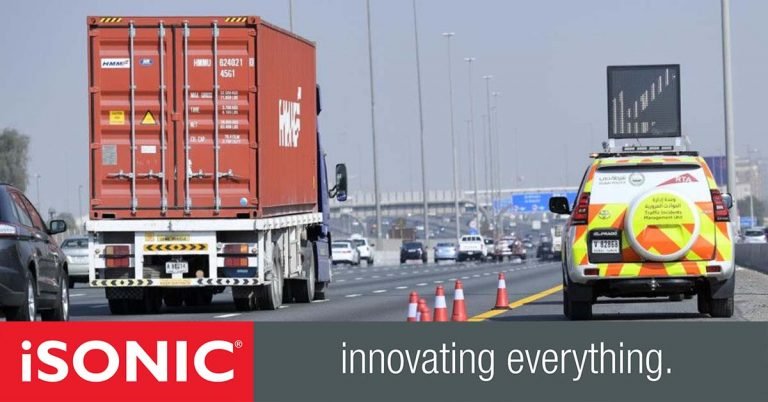 Emergency vehicles are being installed on major roads in Dubai to speed up in the event of an accident.