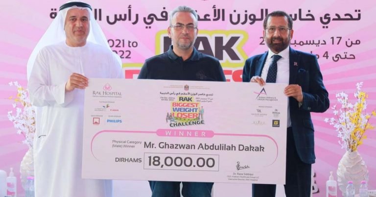 Timber cutting competition in Ras Al Khaimah; The young man from Sharjah lost 36 kg and won 18,000 dirhams