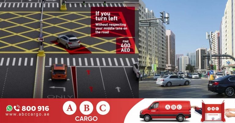 Dh400 fine for taking wrong lane at intersections in Abu Dhabi