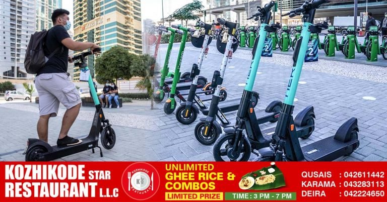 You can apply for a free driving permit to drive an e-scooter in Dubai from tomorrow.