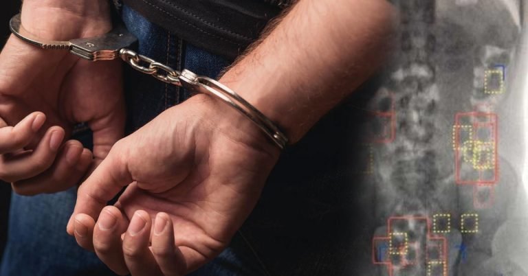 A man has been arrested at the Dubai airport for trying to smuggle drugs into the country