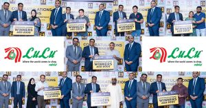 Dh2.5 million raffle promotion- Lulu Hypermarket presents prizes to 175 winners in the first phase