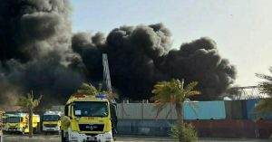 Massive fire in Musaffah Industrial Area: No casualties