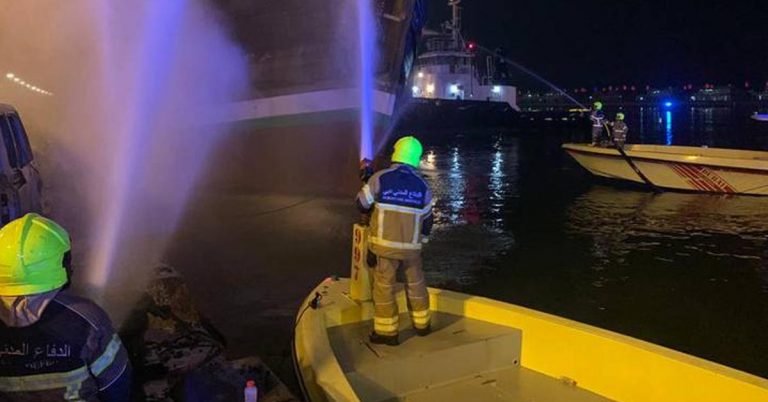 Boat fire in Deira, Dubai- No casualties