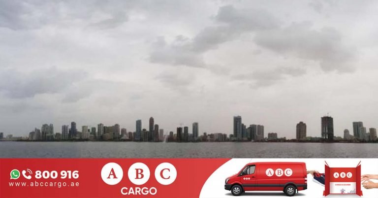 Rain Clouds in some parts of the UAE: Humidity in coastal and inland areas.