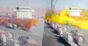 Chlorine gas explosion in Jordanian port of Aqaba kills 12, hospitalizes 250