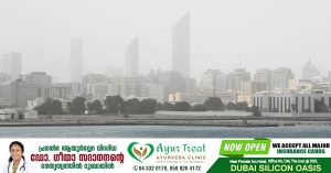 Hot and dusty weather in UAE- Temperatures reach 48ºC- Chance of rain in Fujairah