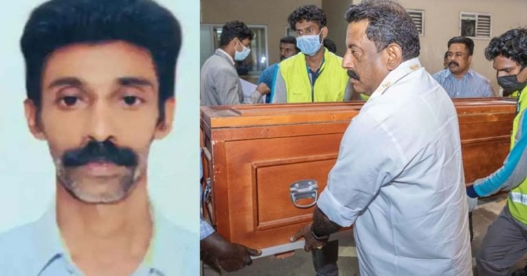 MA Yousafali intervened- The body of a Malayalee who fell from a building in Saudi Arabia has been brought home.
