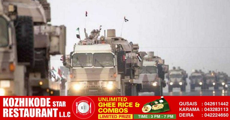 Security exercises for soldiers in Ajman and Umm al-Quwain- Warning not to take pictures