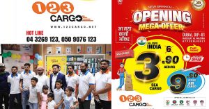 A new branch of 123 Cargo under M Group has started operations in Dubai Dip1