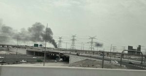 A fire broke out in the industrial area of ​​Al Khoos, Dubai