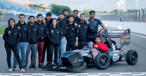 The F-One racing car built by Dubai BITS Pilani Campus students placed third at the Netherlands International.