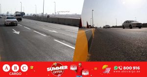 A new lane on the Al Thawun Bridge has been opened to facilitate Dubai-Sharjah traffic.