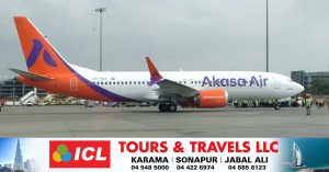Akasha's first flight from Mumbai to Ahmedabad