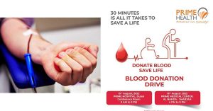 Prime Hospital and Prime Hospital Center to conduct Blood Donation Camp on August 15