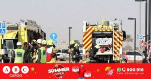 UAE- Fire breaks out in Abu Dhabi warehouse