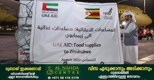 UAE sends 50 tonnes of food aid to Zimbabwe