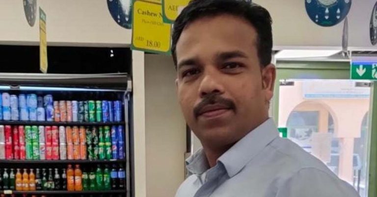 A native of Palakkad died in a car accident while going to church in Ajman.