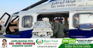 Abu Dhabi police airlifted premature twins to hospital