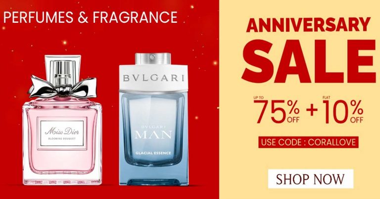 Anniversary Sale at Dubai Coral Perfumes- Up to 75% off