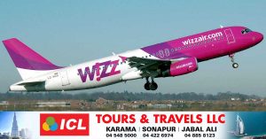 15% discount on tickets on selected flights -Wizz Air Abu Dhabi with offer