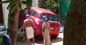 A three-and-a-half-year-old girl died after being hit by a car driven by her mother in Kozhikode.