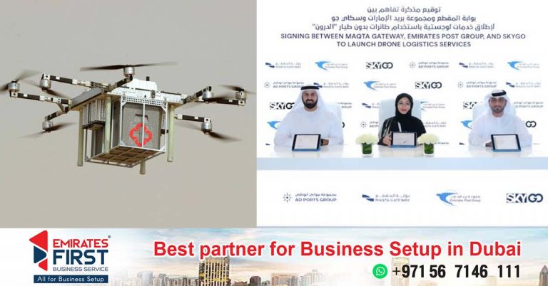 Drone delivery trial begins in Abu Dhabi soon.