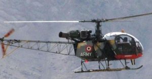 Indian Army's Cheetah helicopter crashes, pilot dies