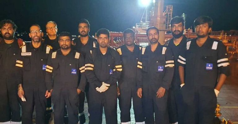 Indian sailors detained in Guinea were transferred to the ship. : Embassy said that intervention has been intensified for release