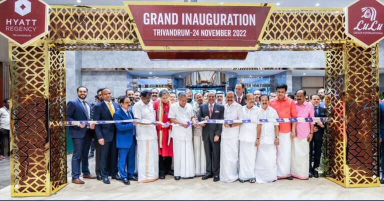 Chief Minister Pinarayi Vijayan inaugurated the Hyatt Regency Hotel in Thiruvananthapuram by Lulu Group and Hyatt.