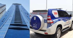 A Syrian woman died after falling from the 17th floor of a building in Sharjah.