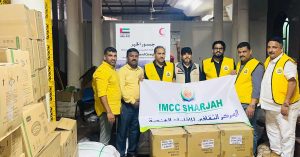 Sharjah IMCC lends helping hand to earthquake victims in Turkey and Syria