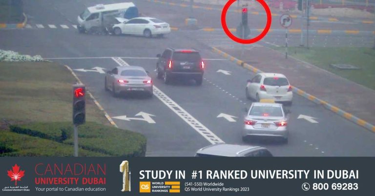 1,000 dirham fine and 12 traffic black points for crossing red light- Ras Al Khaimah Police warns again