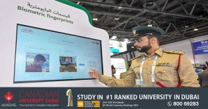 Dubai Police with walk-through full body scanners to help identify suspects in investigations