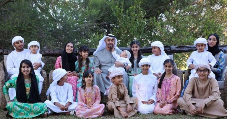 Eid holiday with family- UAE president shares family photo