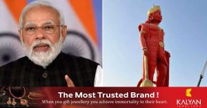 Today, Prime Minister Narendra Modi will unveil Kerala's largest Hanuman statue and dedicate three sanctuaries, which have been clad in gold at a cost of Rs 12 crore.