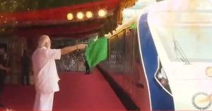 Prime Minister Narendra Modi flags off Vande Bharat X Press in Thiruvananthapuram