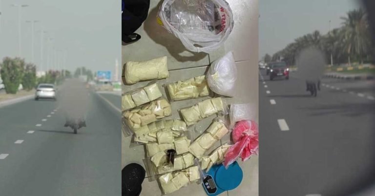 Drug distribution under the guise of delivery staff- Seven-member gang arrested in Sharjah.