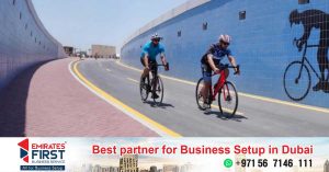 New tunnel track opened for cyclists in Dubai- 800 bicycles can travel.