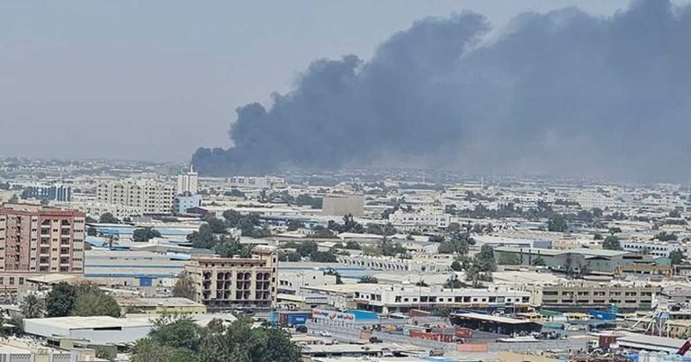 Fire breaks out at car spare parts shop in Sharjah's industrial area: No casualties