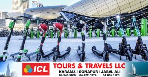 Do you pick up e-scooters and bicycles from the metro station? : What is the advice provided by Dubai RTA?