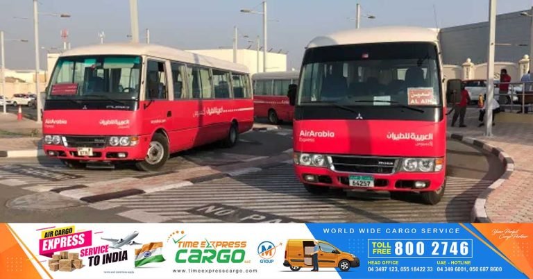 Bus service from Al Ain to Sharjah and Abu Dhabi for Air Arabia passengers