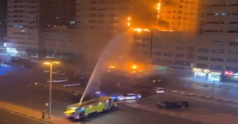 A fire in a residential building in Ajman has been brought under control