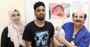 121-day hospital stay- Saved the life of a 480-gram baby born in Dubai.